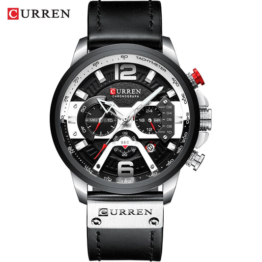CURREN Men Watches Analog Quartz Fashion
